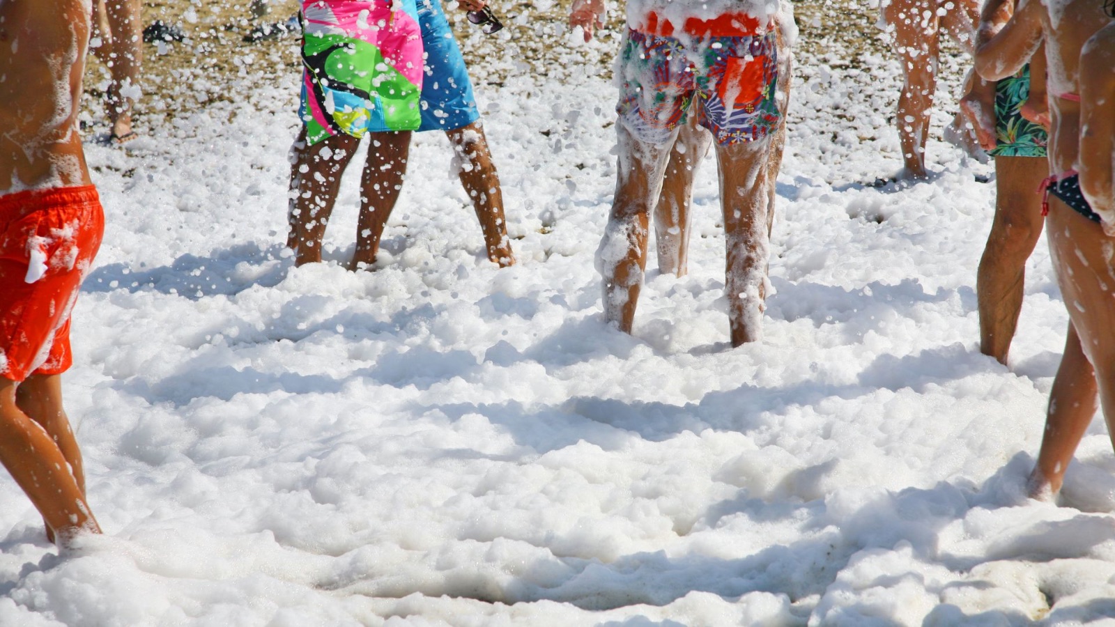 Foam party fun